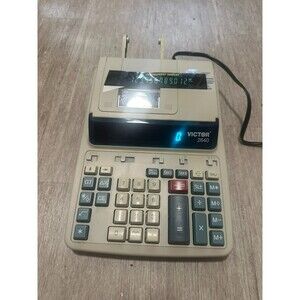 Victor Calculator LCD Display Printing Model 2640